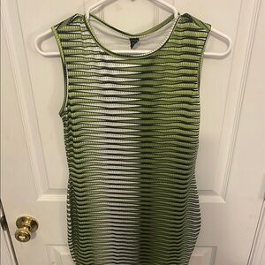 SHEIN Green Cut Out Tank Top